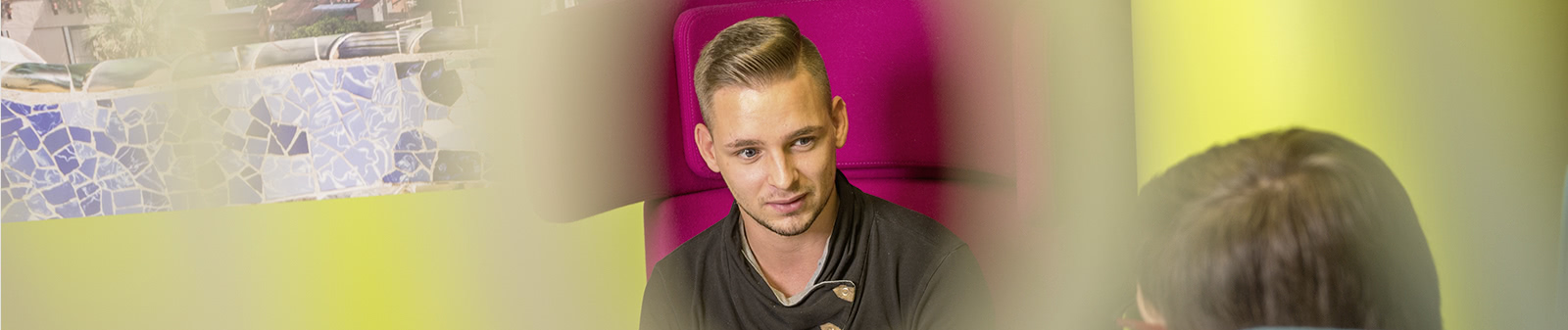 Mitarbeiter bei einer Besprechung