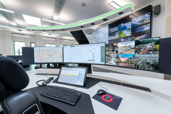 Arbeitsplatz im Polizeipräsidium Südosthessen